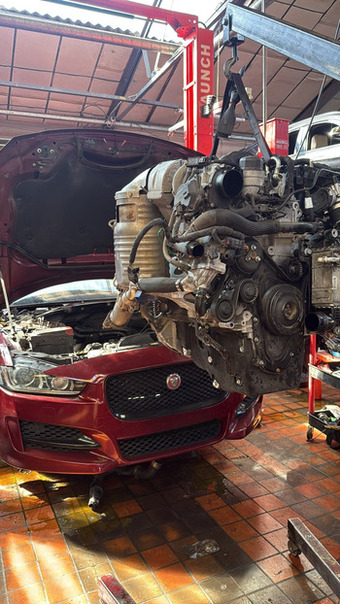 Jaguar XE Engine Replacement