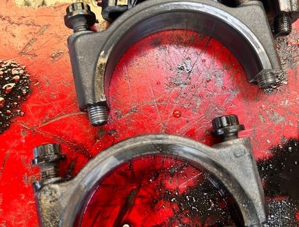 Damaged Bearing Components