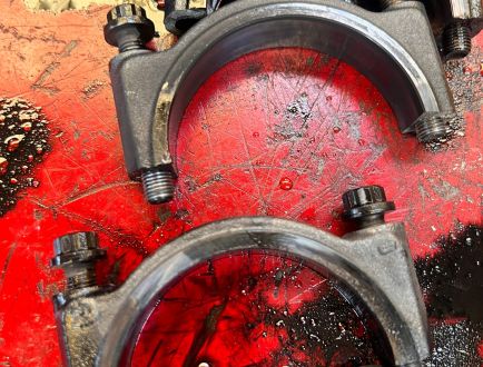 Damaged Bearing Components