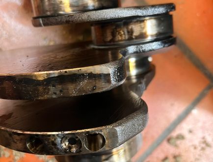 Crankshaft Journal Damage