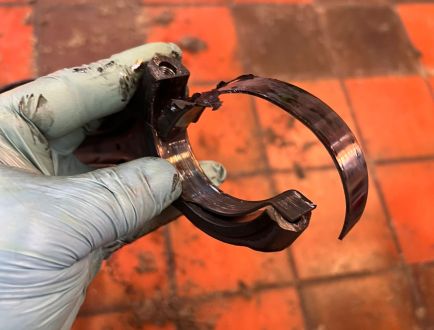 Damaged Bearing Removed